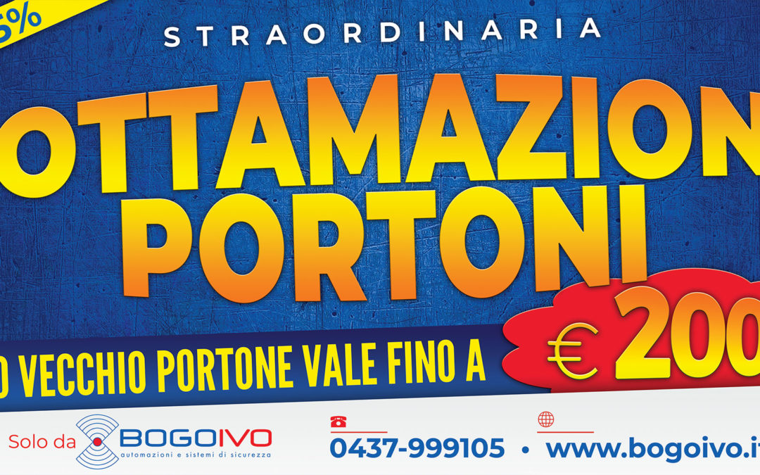 Promozione “Rottamazione portoni…”